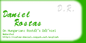 daniel rostas business card